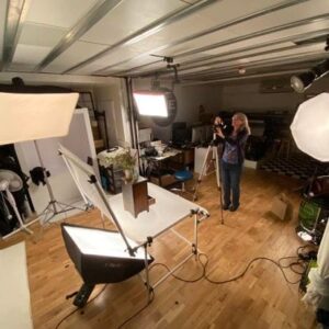 person taking photograph of a product